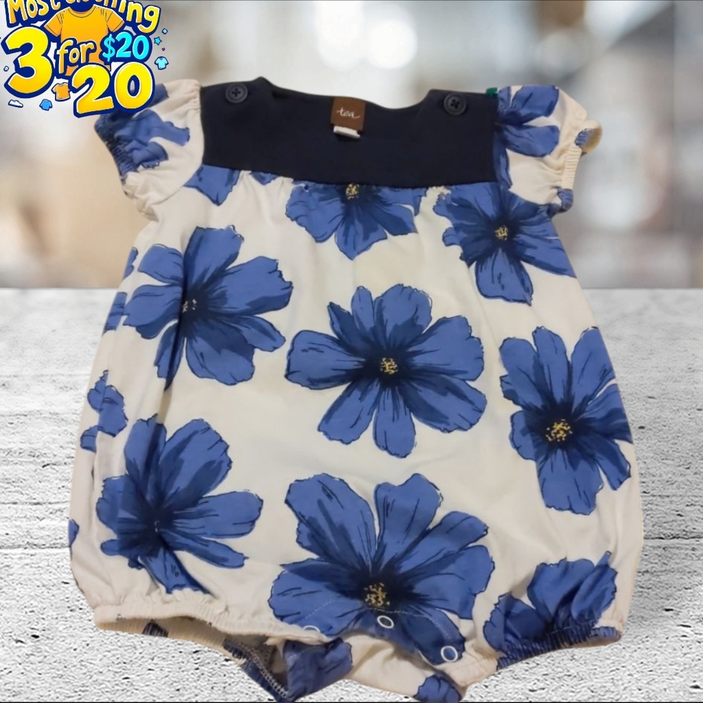 Tea one piece onesie/romper size 12-18 months